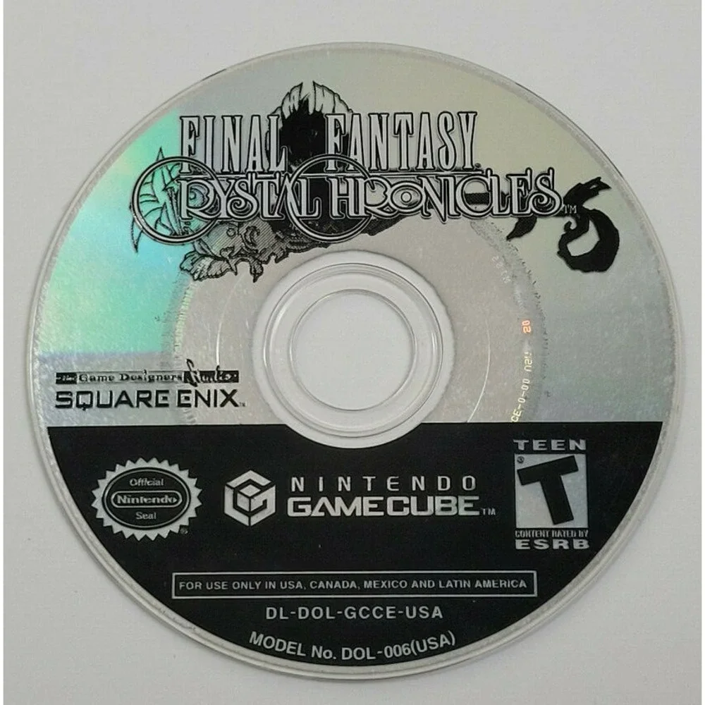 FINAL‎ FANTASY CRYSTAL CHRONICLES - NINTENDO GAMECUBE GAME - GAME DISC ONLY